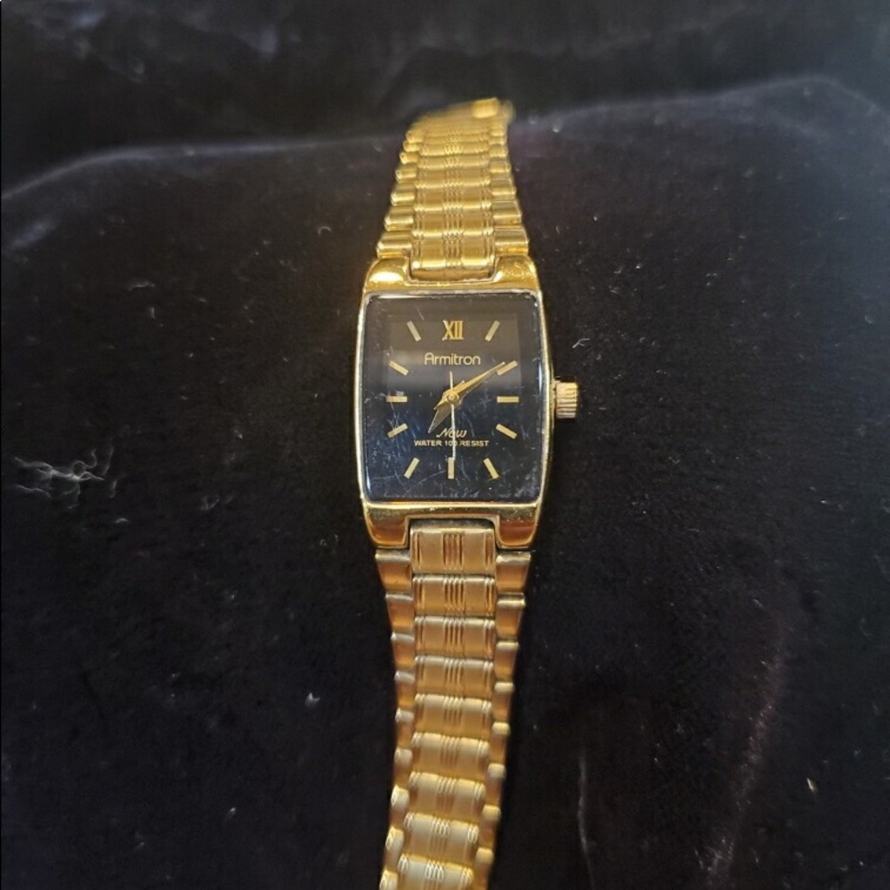 Amatron Square Black Face Women’s Watch